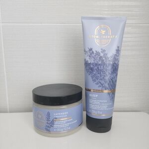 Aromatherapy Lavender Vanilla Body Scrub & Cream Set